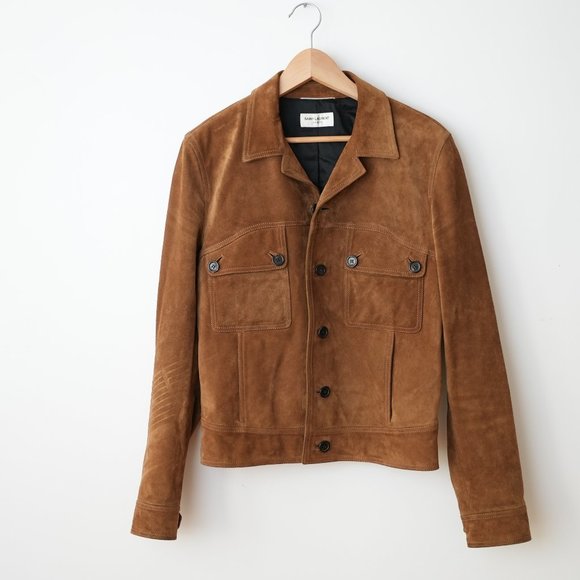 Saint Laurent | Jackets & Coats | Saint Laurent Suede Slim Fit